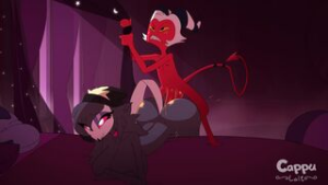 Moxxie Pounding Octavia?Fappuccino? - helluva boss animation on Crohasit
